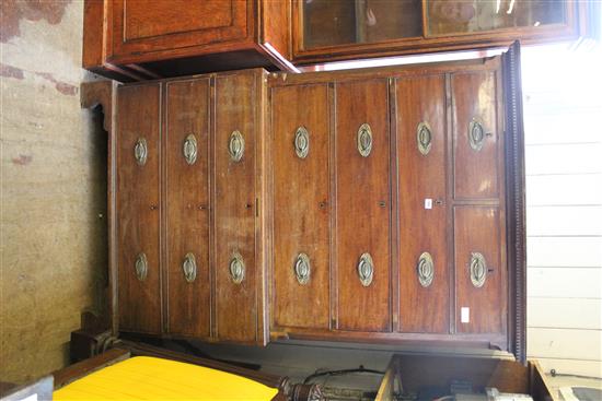 georgian Mahogany chest on chest